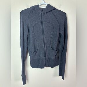 Lululemon Size 6/8 Gray Hoodie Jacket